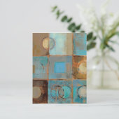 Abstract patroon briefkaart (Staand voorkant)