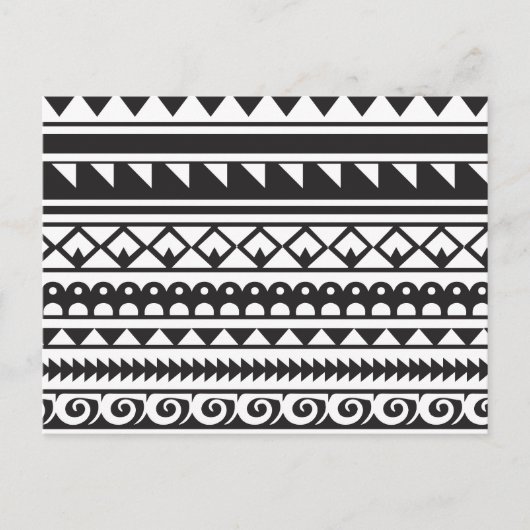 abstract patroon briefkaart (Voorkant)