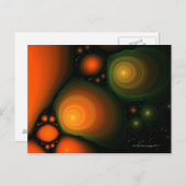 Abstract patroon briefkaart (Voorkant / Achterkant)