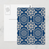 Abstract patroon briefkaart (Voorkant / Achterkant)