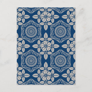 Abstract  patroon briefkaart
