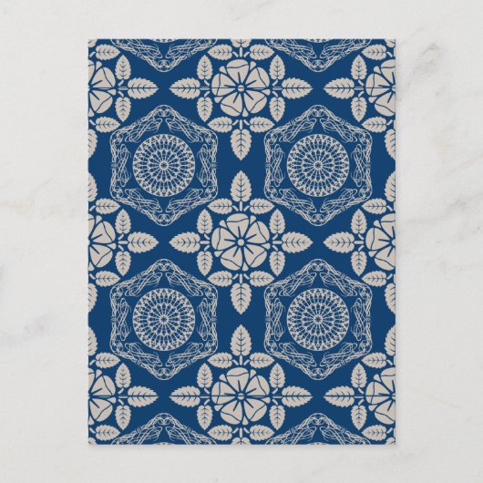 Abstract patroon briefkaart (Voorkant)