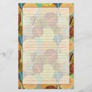 Abstract patroon briefpapier
