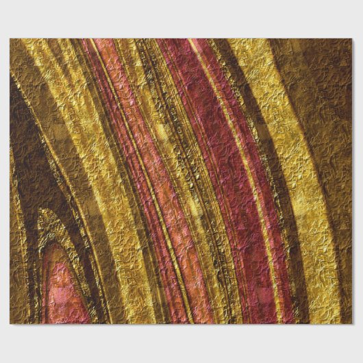 Abstract patroon, bruin en geel, textuur cadeaupapier (Vlak)