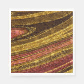 Abstract patroon, bruin en geel, textuur, rood servet (Voorkant)