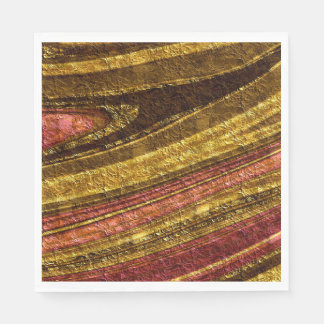 Abstract patroon, bruin en geel, textuur, rood servet