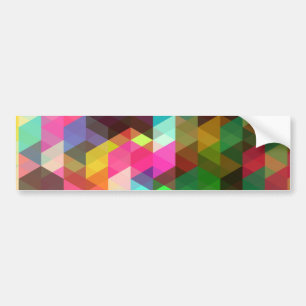 Abstract patroon bumpersticker