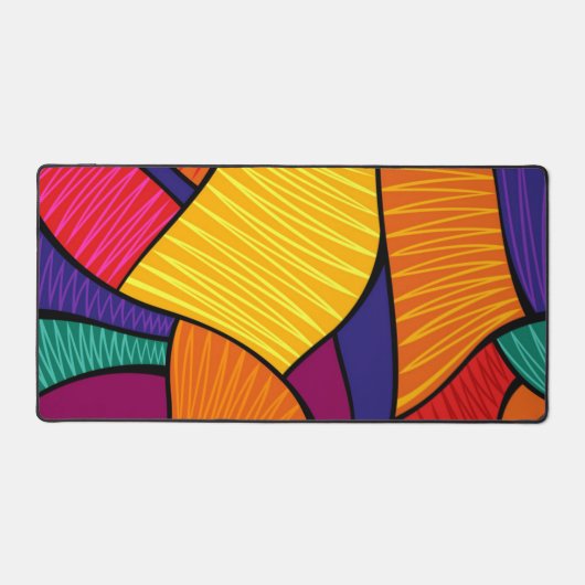 Abstract patroon bureaumat (Voorkant)