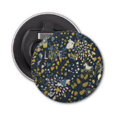 Abstract  patroon button flesopener (Voorkant)