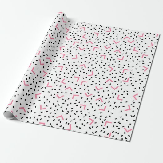 Abstract patroon cadeaupapier (Uitgerold)