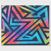 Abstract patroon cadeaupapier (Vlak)