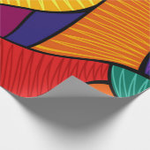 Abstract patroon cadeaupapier (Hoek)