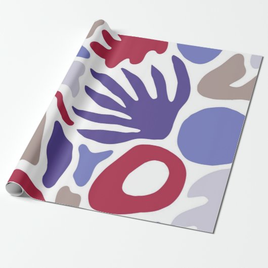 Abstract patroon cadeaupapier (Uitgerold)