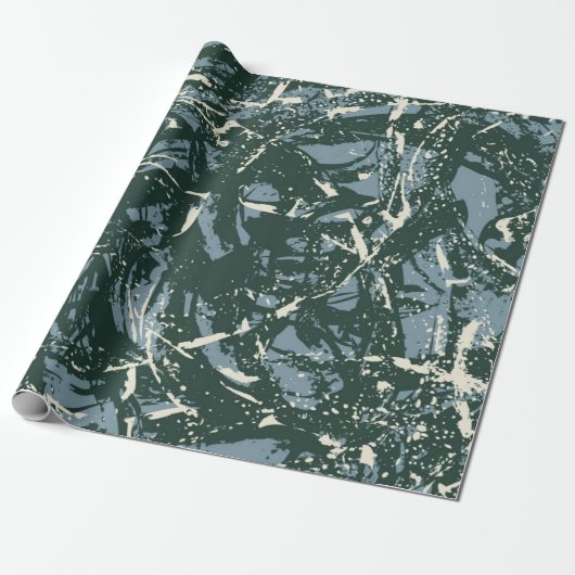 Abstract patroon cadeaupapier (Uitgerold)