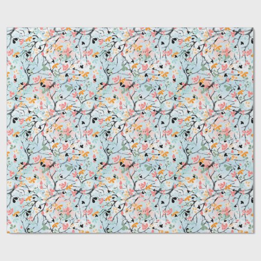 Abstract patroon cadeaupapier (Vlak)