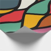 Abstract patroon cadeaupapier (Hoek)