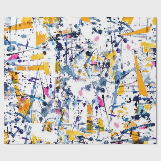 Abstract patroon cadeaupapier (Vlak)