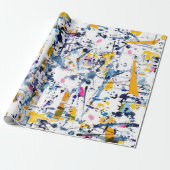 Abstract patroon cadeaupapier (Uitgerold)