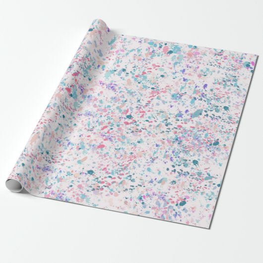 Abstract patroon cadeaupapier (Uitgerold)