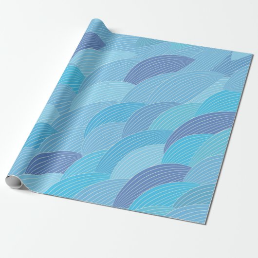 Abstract patroon cadeaupapier (Uitgerold)