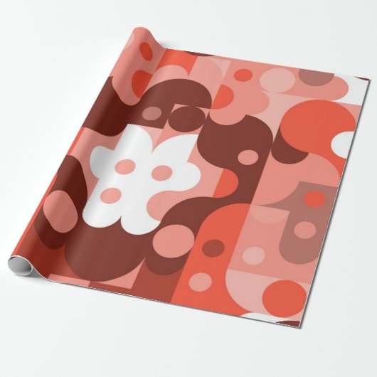 Abstract patroon cadeaupapier (Uitgerold)