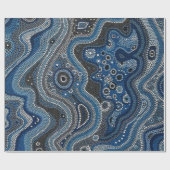 Abstract patroon cadeaupapier (Vlak)