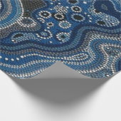 Abstract patroon cadeaupapier (Hoek)