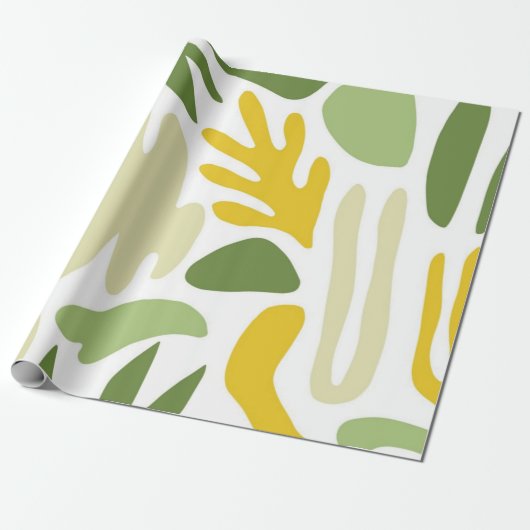 Abstract patroon cadeaupapier (Uitgerold)