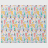 Abstract patroon cadeaupapier (Vlak)