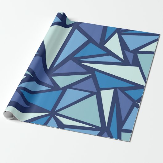 Abstract patroon cadeaupapier (Uitgerold)