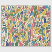 Abstract patroon cadeaupapier (Vlak)