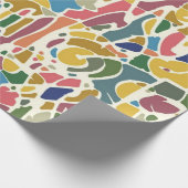 Abstract patroon cadeaupapier (Hoek)