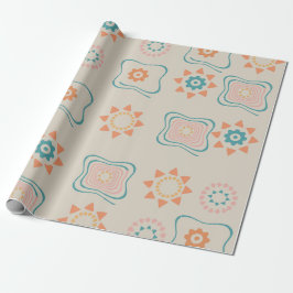 Abstract patroon cadeaupapier