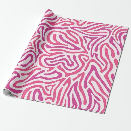 Abstract patroon cadeaupapier (Uitgerold)