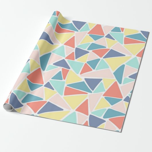 Abstract patroon cadeaupapier (Uitgerold)