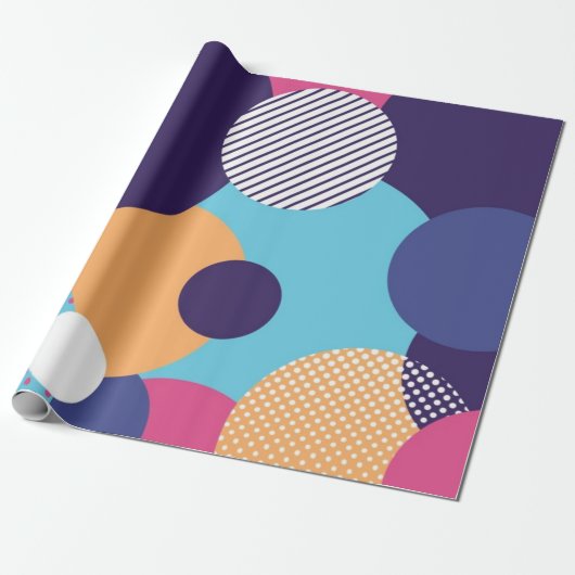 Abstract patroon cadeaupapier (Uitgerold)