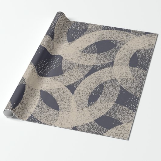 Abstract patroon cadeaupapier (Uitgerold)