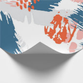 Abstract patroon cadeaupapier (Hoek)