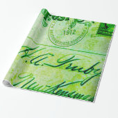 Abstract  patroon cadeaupapier (Uitgerold)