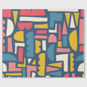 Abstract patroon cadeaupapier (Vlak)