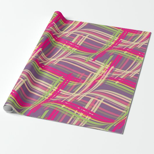 Abstract patroon cadeaupapier (Uitgerold)