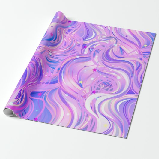 Abstract patroon cadeaupapier (Uitgerold)