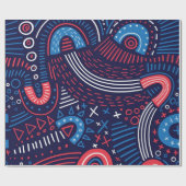 Abstract patroon cadeaupapier (Vlak)
