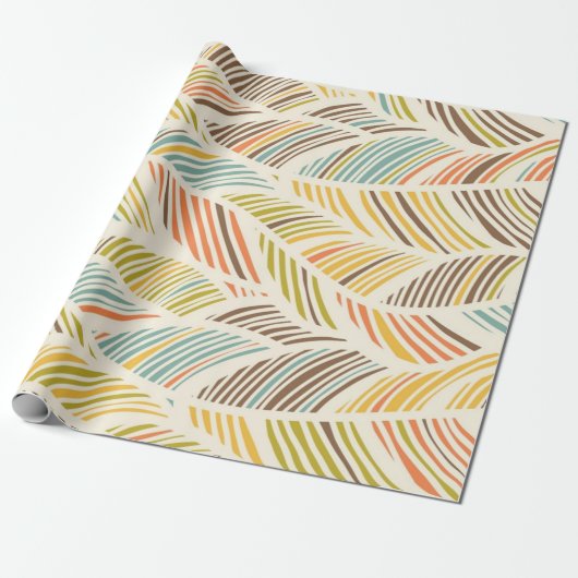 Abstract patroon cadeaupapier (Uitgerold)
