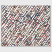 Abstract patroon cadeaupapier (Vlak)