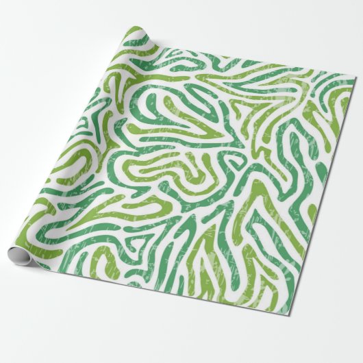 Abstract patroon cadeaupapier (Uitgerold)