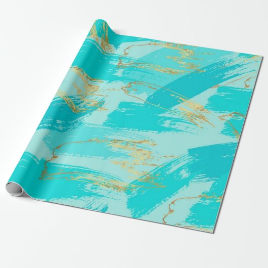Abstract patroon cadeaupapier (Uitgerold)