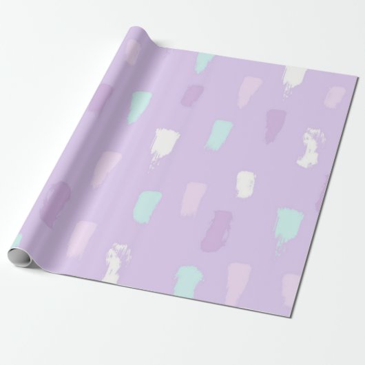 Abstract patroon cadeaupapier (Uitgerold)