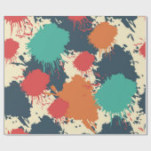 Abstract patroon cadeaupapier (Vlak)