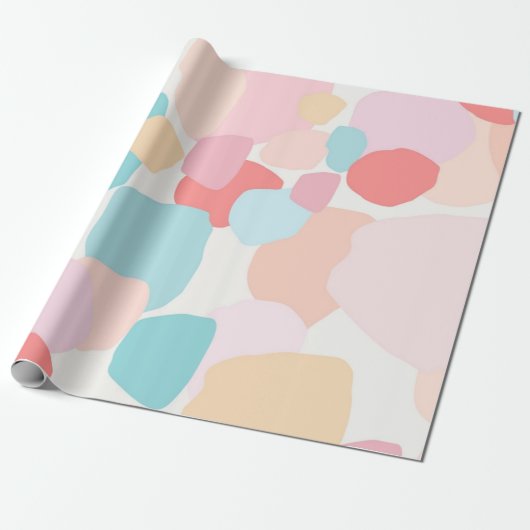 Abstract patroon cadeaupapier (Uitgerold)